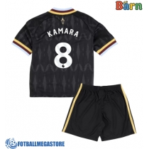 Fotballdrakt Barn Aston Villa Boubacar Kamara #8 Bortedraktsett 2026-27 Kortermet (+ Korte bukser)